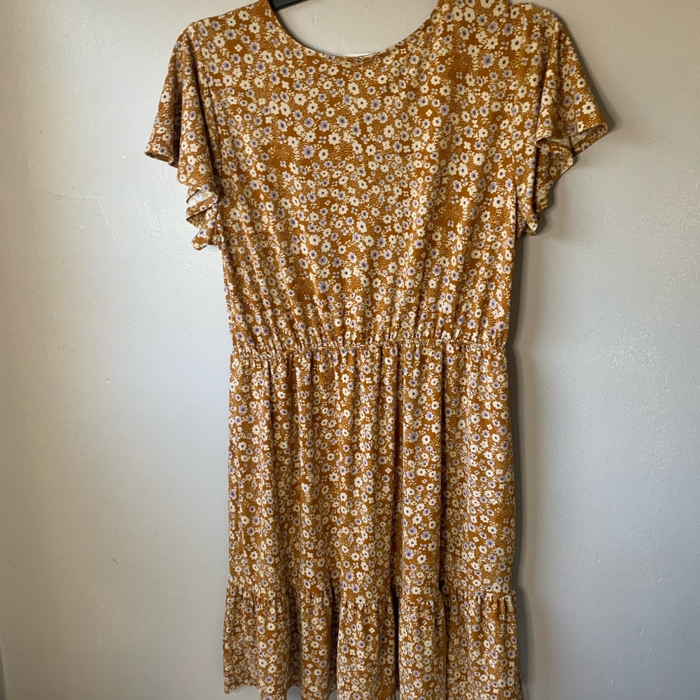 Kaileigh Yellow Floral Dress - Picture 6 of 6